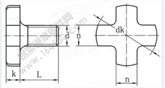 DIN 6367-2003 十字頭螺釘（手?jǐn)Q螺釘）