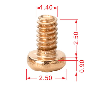 盤頭鍍玫瑰金A級(jí)面殼小螺絲